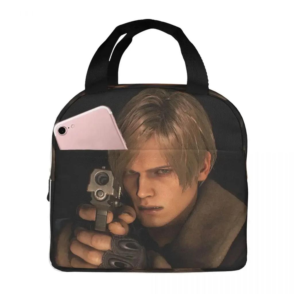 Leon Kennedy Insulated Lunch Bag for Women Office Cooler Thermal Food Box Tote Portable Lunch Boxes Container