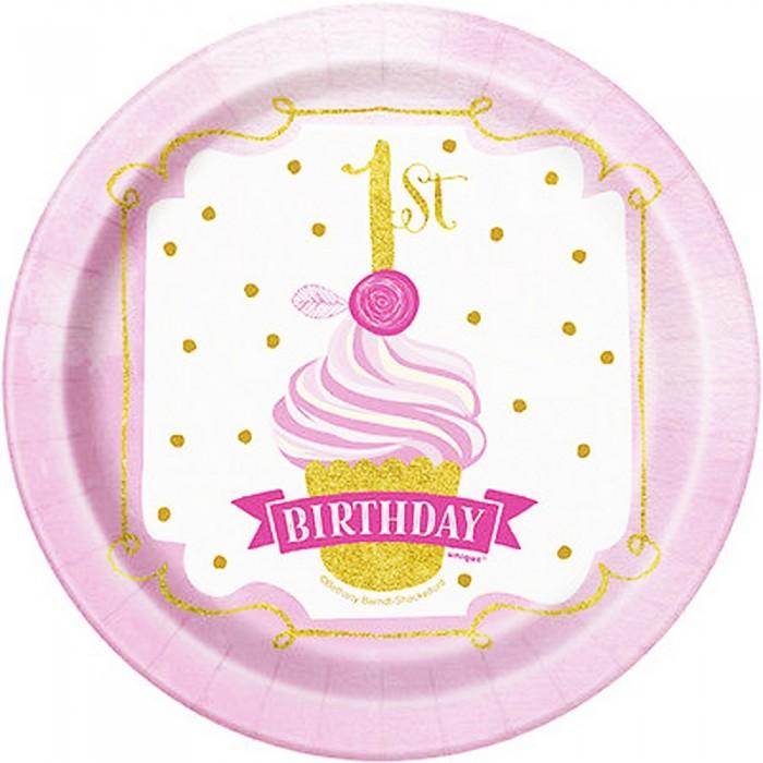 Unique Party Desky na oslavu 1. narozenin (Balení po 8)