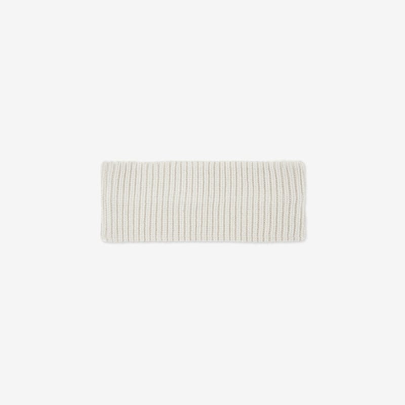 MUKHA CASHMERE KNIT HEAD BAND (IVORY)