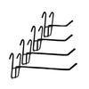 10Pcs Versatile Pegboard Hooks Grid Wall Mesh Retail Display Shop Peg Goods Shelf Minimalist Panel Pegboard Hooks