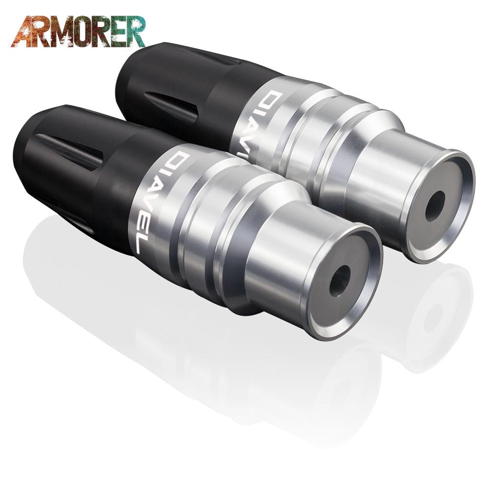 Universal Exhaust Sliders Crash Pads Protector Frame Falling Protectors For Ducati Diavel X Diavel/S Diavel 1260  Diavel