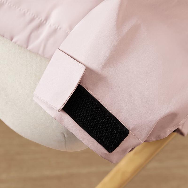 Women's Loose Fit Drawstring Hooded Zip Jacket