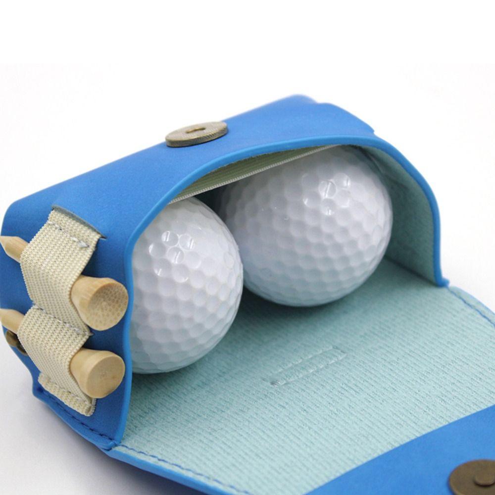 Magnetic Buckle Golf Ball Waist Bag Waterproof Golf Ball Container  Golf Accessories Storage