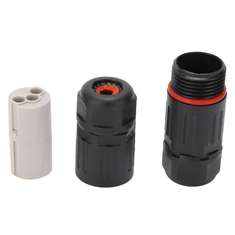 3 Pin Cable Connector PA66 Fire Retardant Wire To Wire Adapter  Street Lights