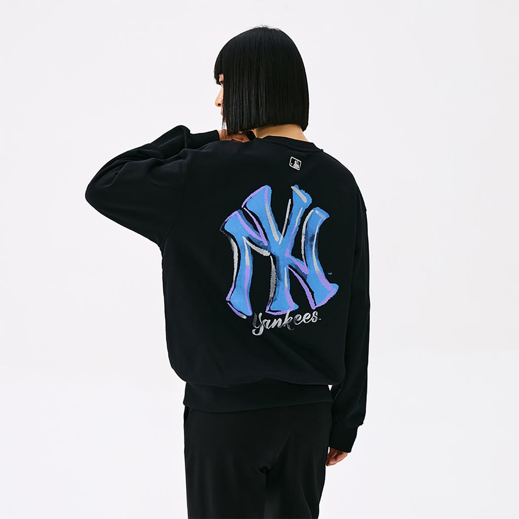 New MLB New York Yankees Basic Collection 25FW Sweatshirt Unisex 3AMTB3254-50BKS