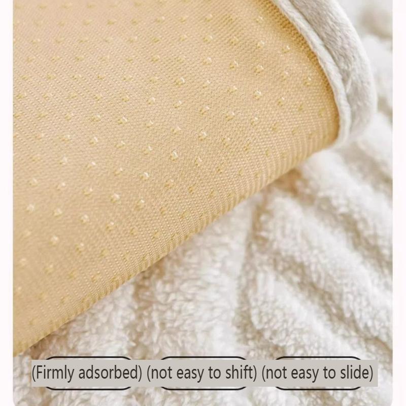 Winter Fluffy Short Plush Sofa Cushion Cover New Modern Simple Style Sofa Protector Pad for Cozy Home