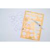 Tracing Template - Graph'It - Model A - A4 Format - 25 Varied Bubbles - Mixed