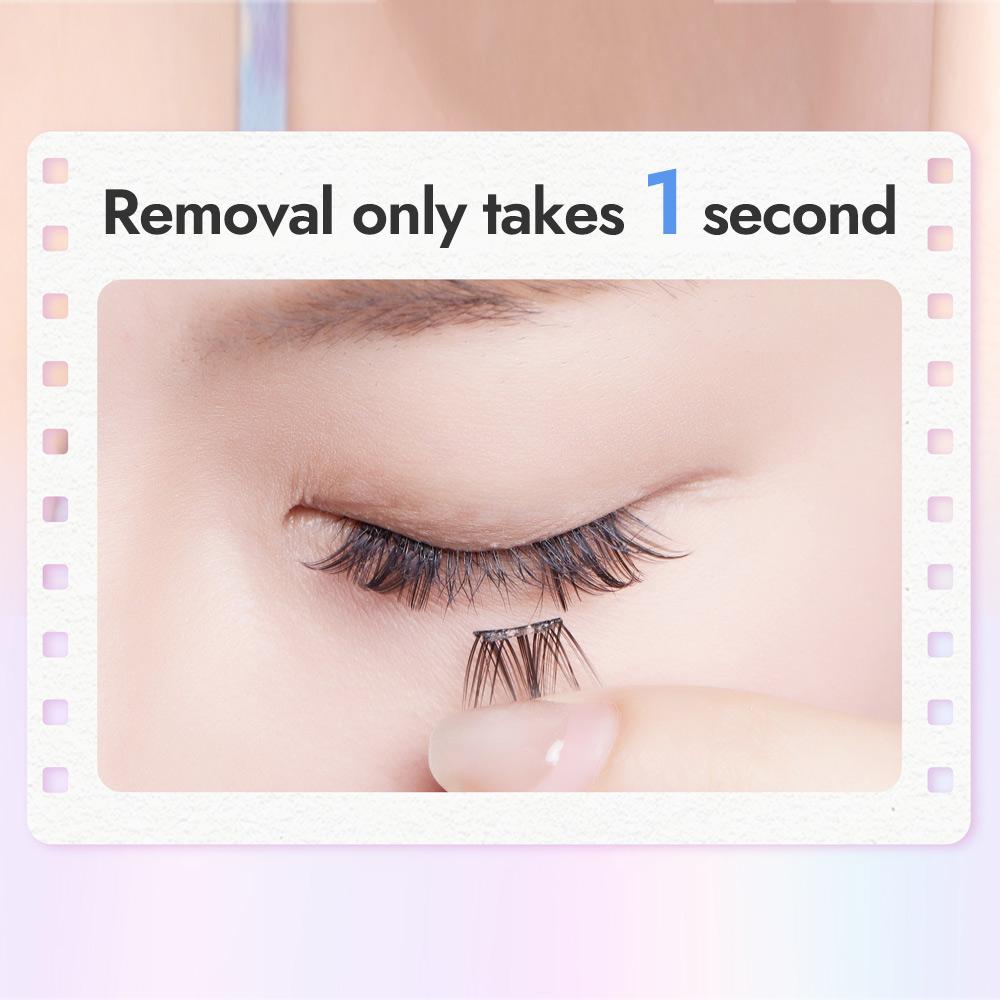 UWN Glue-free Eyelash, Self Adhesive Eyelashes, No Glue Required Natural Eyelashes