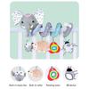 Infant Hanging Spiral Plush Toy for Car Seat Stroller Crib Bassinet Mobile with Music Box BB Squeaker Rattles Perfect Gift Idea Dazzle Effect100%