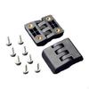 2 Pieces Motorcycle Hinges,Motorbike Tail Box Hinges Hardware Spare Part Nylon Sturdy Trunk