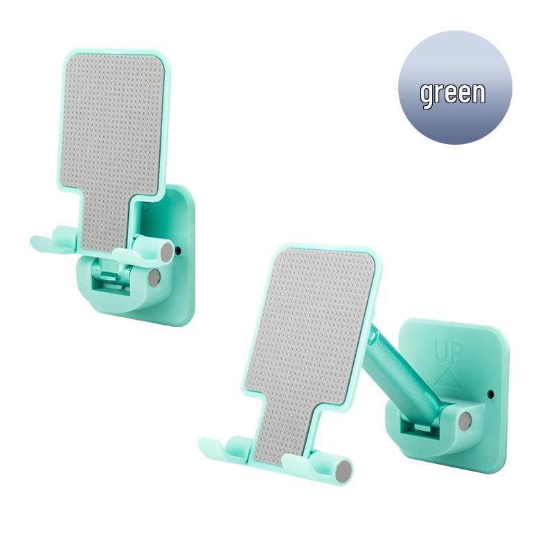 Wall-Mounted Foldable Phone & Tablet Stand for Kitchen/Bathroom