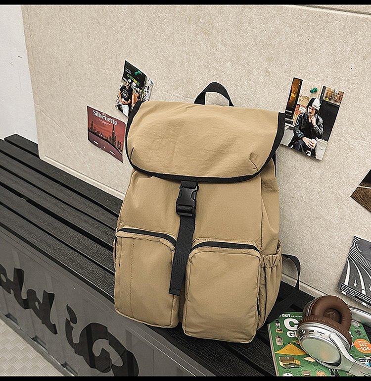 Schoolbag New College Student Outdoor Mountaineering Backpack Anti-splashing Water Large Capacity Light Leisure Simple Versatile Travel School Bag