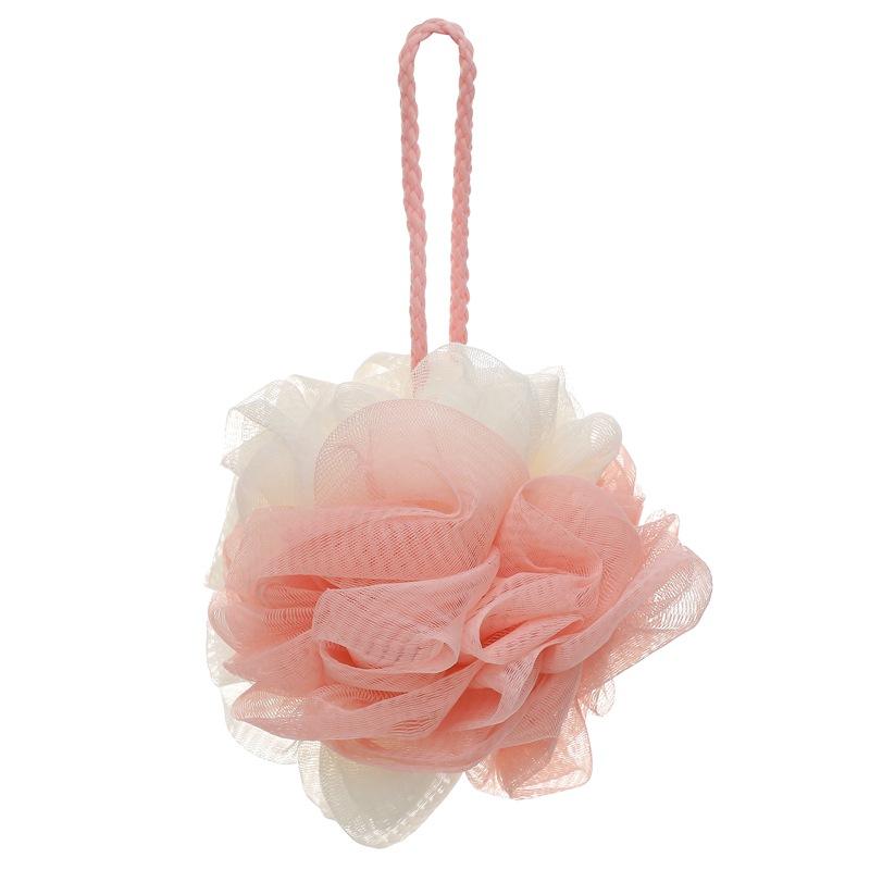 Pe Two-color Bath Ball Cotton Rope Foaming Showering Tool Bathroom Accessories