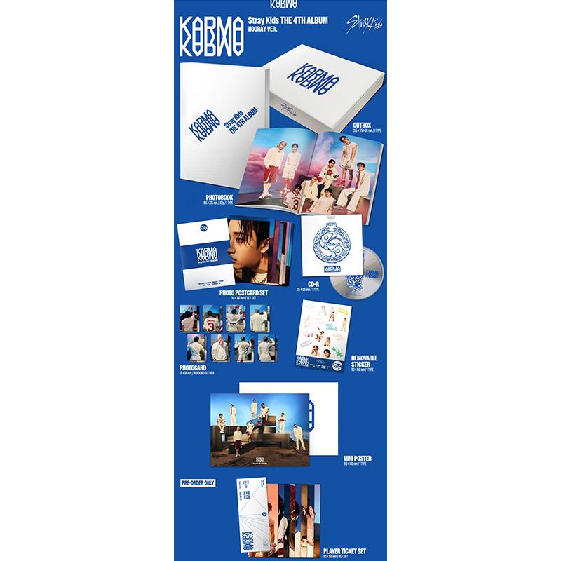 [Pre-order] Stray Kids - the 4th Album [KARMA] SET 5EA