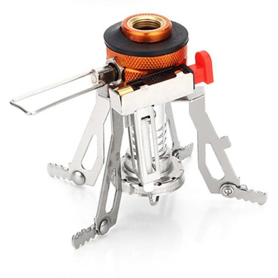 Portable Stove Retractable Feet Design High-Power Durable High Temperature Resistant Strong Load Bearing Fire Heater Blue Flame Outdoor Folding Mini