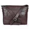 URBAN FOREST Chocolate Brown Leather Messenger Bag & Dark Brown Leather Wallet for Men