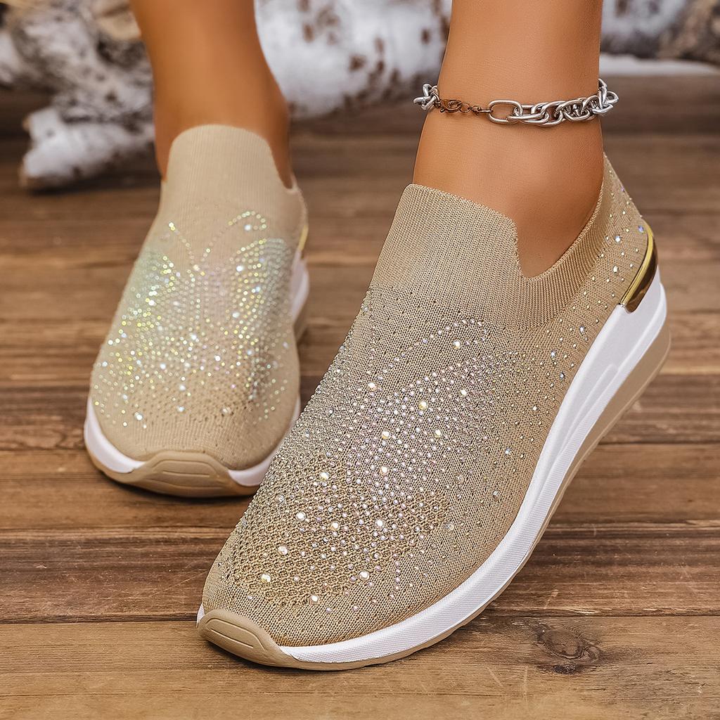 Fashion Women Sneakers 2025 New Platform Wedge Slip on Sneakers Comfortable Plus Size Shoes Women Spring Autumn Fashion Flat Shoes Women