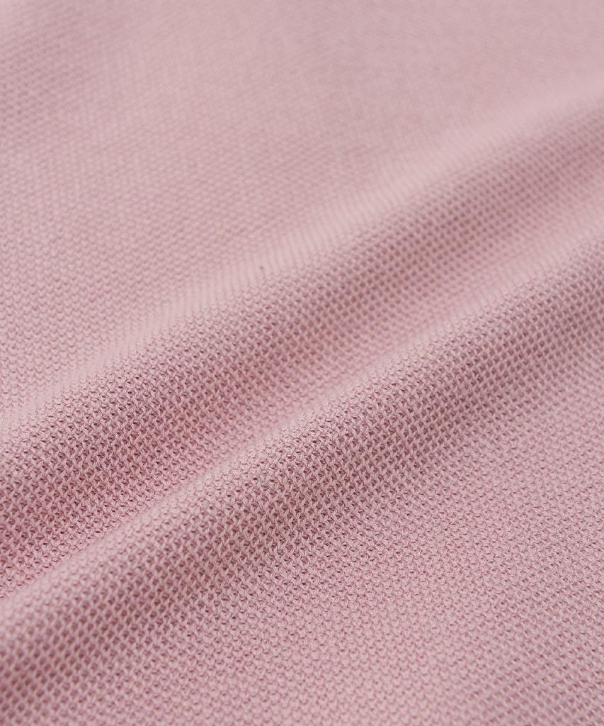 Emelbi Women'S Varsity Color Block Polo Short Sleeve Knit La (L.Pink)