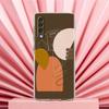 Phone Case For Samsung A56 A36 A26 A24 A16 A14 A12 A32 A50 A70 A20E A22 A40 A34 A54 A42 A52 5G A04s A06 Cover One Line Art