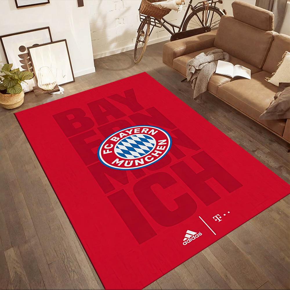Fc Bayern Munich Uefa Champions Square Rugs Are a Great Choice for Living Rooms, Bedrooms, Home Décor, and As Gifts.