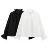 Women's 2025 Spring/Summer European & American Fashion Breathable Embroidered Single-Breasted Top Shirt