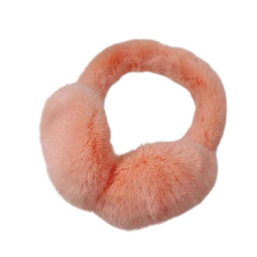 Fashionable Plush Ear Muffs for Women and Girl Foldable and Comfortable Ear Protectors for Easy Storage Sport Gear