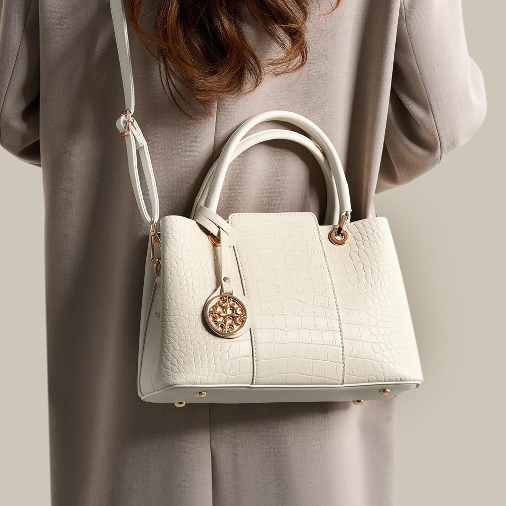Light Luxury High-End Light-Colored Bag Atmospheric Bridal Wedding Handbag Trendy Versatile Fashion Shoulder Bag