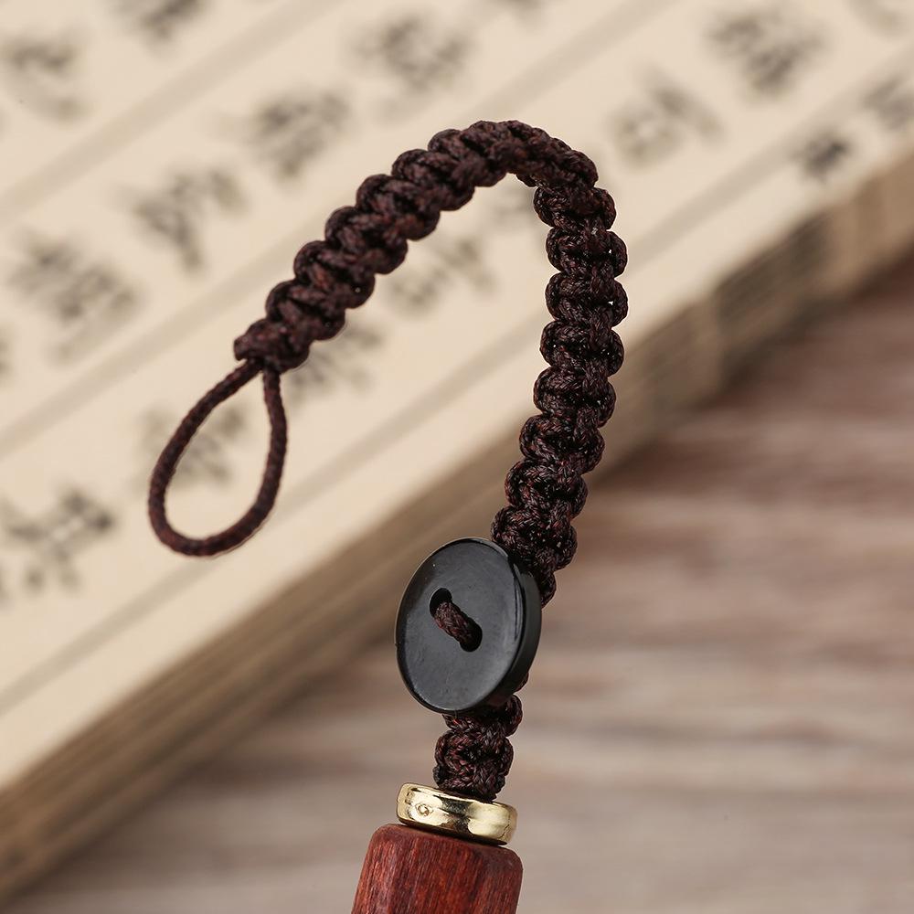 Handcrafted Cloud Bead Keychain: Lucky Knot Pendant Rope for DIY Accessories