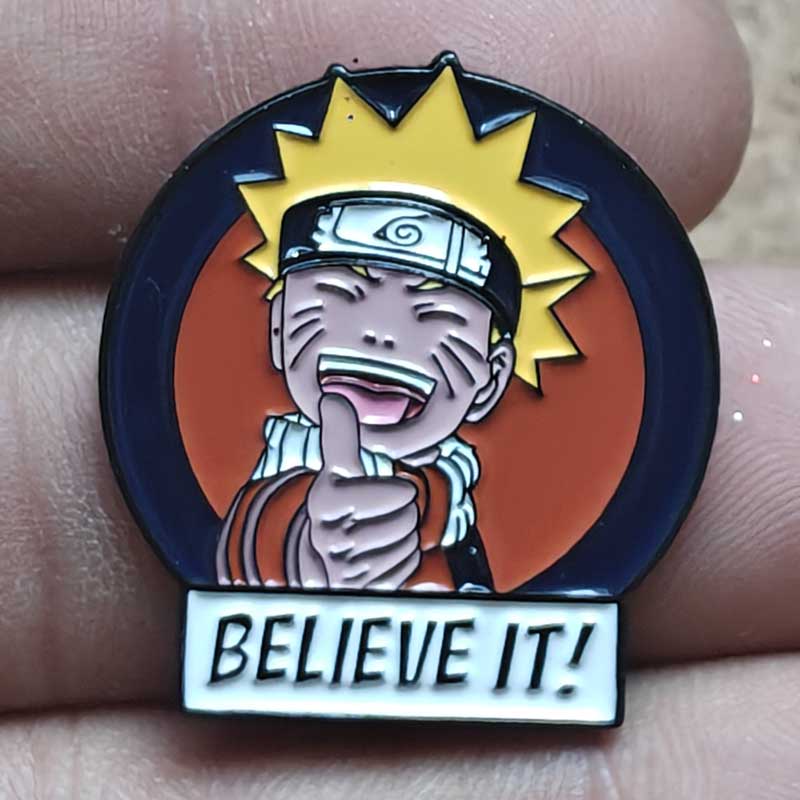 Gengar With Naruto Enamel Pins Cartoon Brooch Clothes Backpack Metal Lapel Badges Fashion Jewelry Accessories Friends