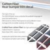 For BMW X3 G01 X3 G08 2017-2024 Carbon Fiber Rear Front Bumper Lip Sticker Strip Trim Car Exterior Tuning Protector Accessories