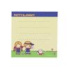Sanrio PATTY & JIMMY Square Memo Pad ( Retro ) Japan NEW