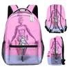 Harajuku Kpop Youthful Novelty School Bags Unisex Free Fire Travel Bags 3D Print Oxford Waterproof Notebook Shoulder Backpacks