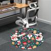 1pc Christmas Winter Office Round Area Rug, Under Office Chairs Bedroom Living Room Home Decor, Room Deco, Available in Various Sizes
