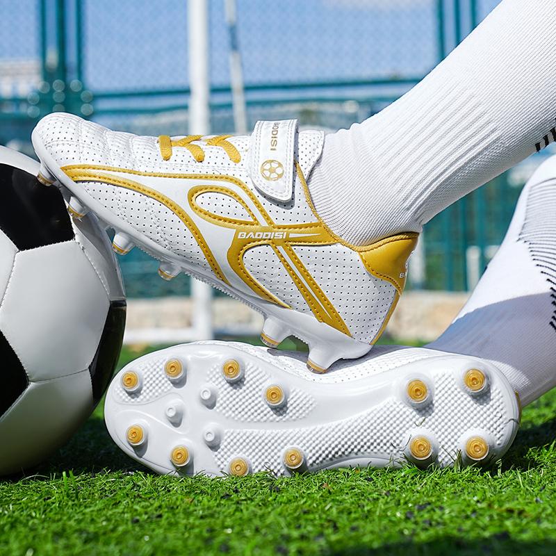 Kids Soccer Shoes Society FG School Football Boots Cleats Grass Sneakers Boys Girls Outdoor Athletic Training Sports Footwear