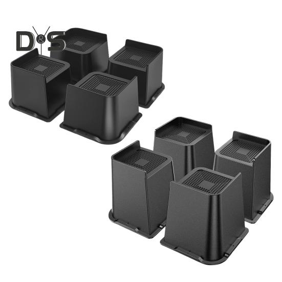 4ks 5/6-palcový zvedák na nábytek, těžká podpěra postele, podpora až 6000 liber, protiskluzová podpěra pro stůl, gauč, židli, pohovku, skříň, zvedák nohou