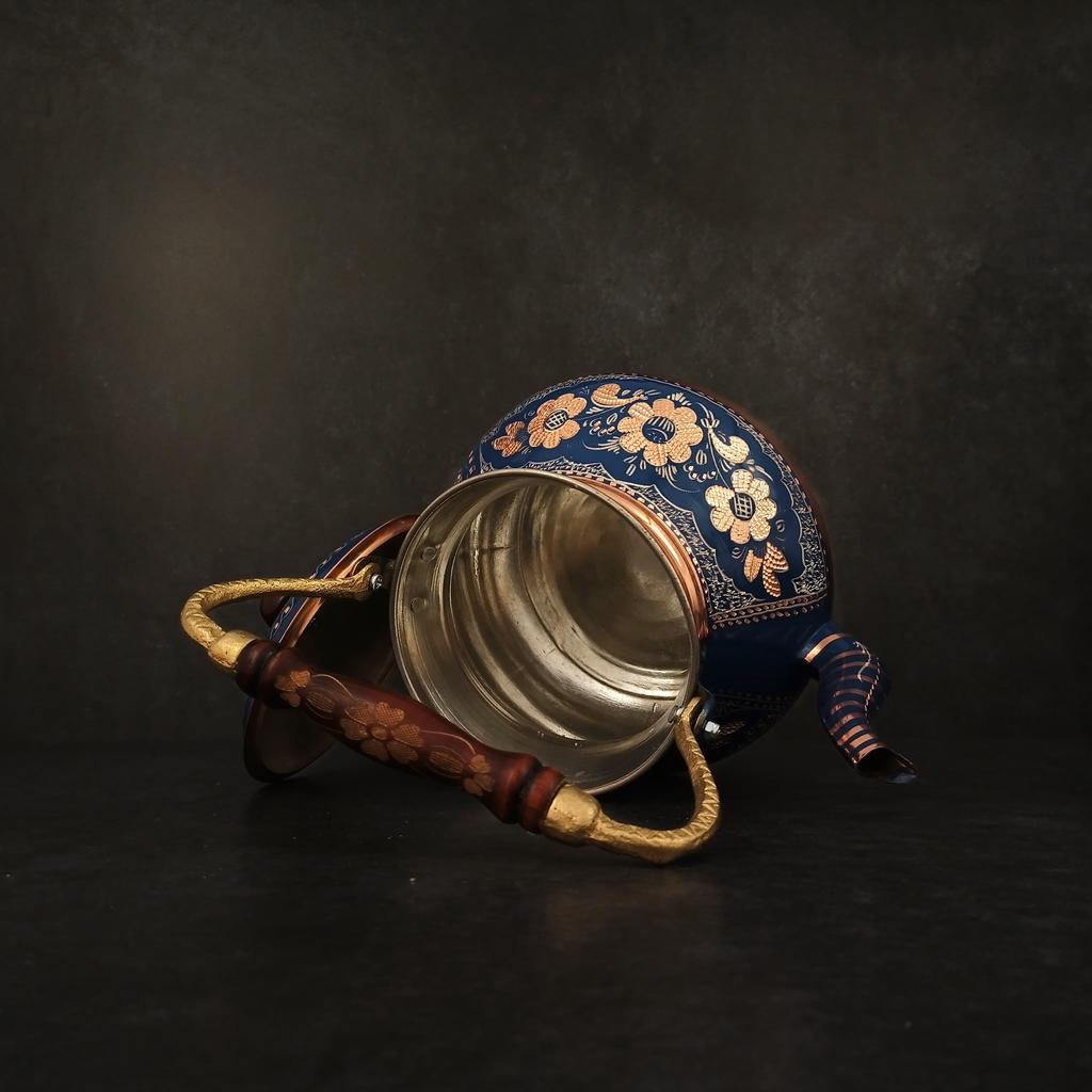 Купить Медный чайник с гравировкой, Твердый традиционный дизайн ...