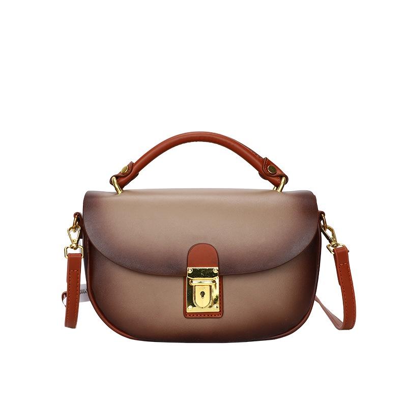 IELGY women's fashion versatile handbag, simple and fashionable shoulder messenger bag