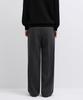 MUSINSA STANDARD Real Wide Hidden Banding Slacks [Gunmetal]