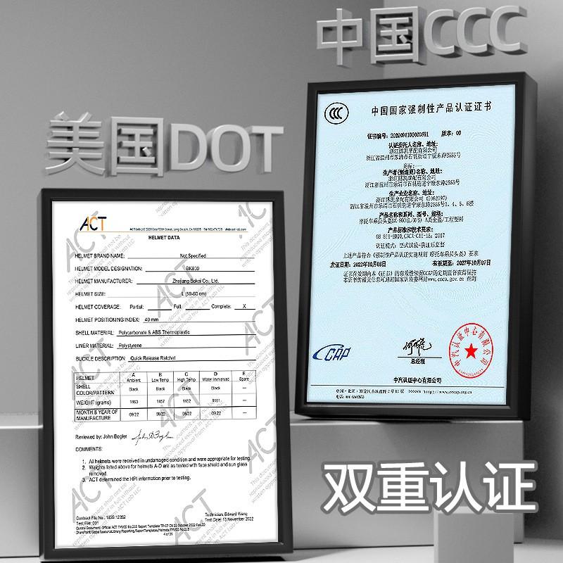 DOT 3C Certified Full Face Motorcycle Helmet Men Women ABS Shell All-Season Use Warm Lining Urban Commuting