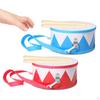8 inch Kids Drum Set Children Waist Marching 8inch Wooden Toy for Baby