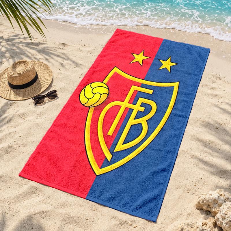 FC Basel Mikrofaser Strandtuch Schnelltrocknend Sandfrei Leichtgewicht Strandtücher für Reisen Schwimmen Camping