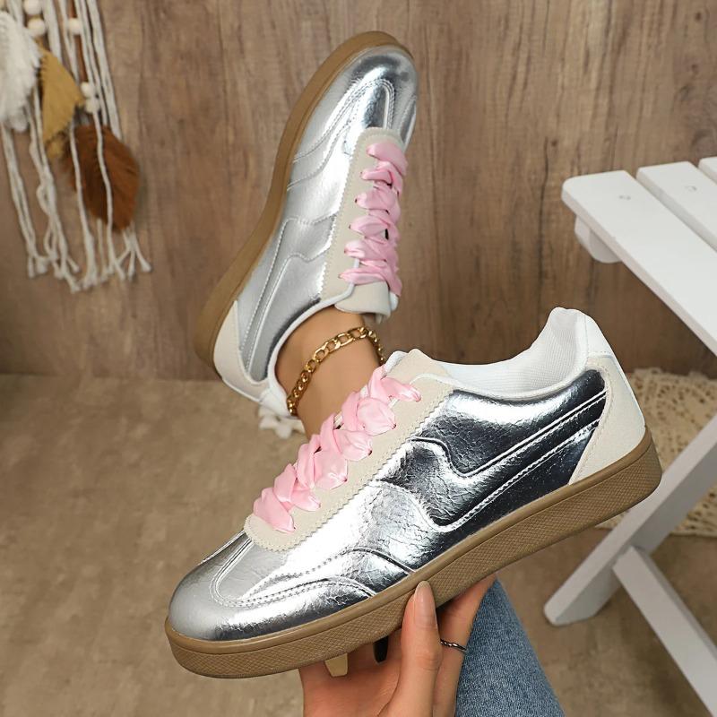 Retro Versatile Women Sneakers Fashion Lace-up Womens Casual Shoes Comfort Light Woman Flats Anti Slip Simple Single Shoes
