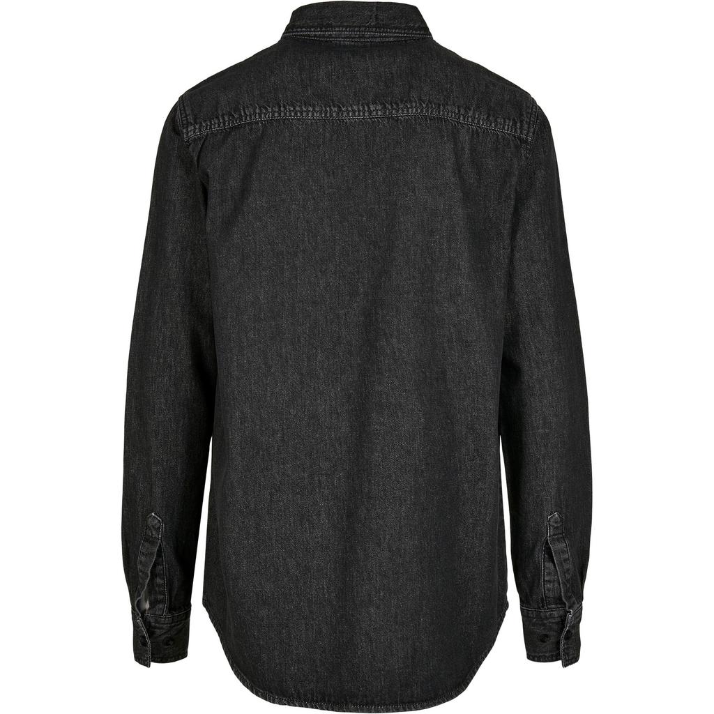 Build Your Brand Unisex Adult Denim Shirt