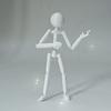 Movable 3D Printed Mannequin 3D Printing Stickman Assembled Robot  Parent-children