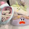 Kawaii Plush Pen Pouch Large Capacity Pencil Case Funny Stationery Storage Bags Cosmetic Pouch Packing Supplies Student Gifts
