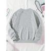 European sizes Kids' Round Neck Sweatshirt  - Spring & Fall Casual Sweater, Regular Fit Uniform or Casual Attire, Easy-Care ' Blouse