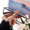 Men and Women Polygon Double Beam Anti Blue Light Flat Mirror Computer Eyeglasses