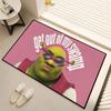 funny Classic Home Bedside Rug Kitchen Bath Floor Mat Hallway Balcony Carpet Green Face Entrance Doormat hogar Decor s-Shreks