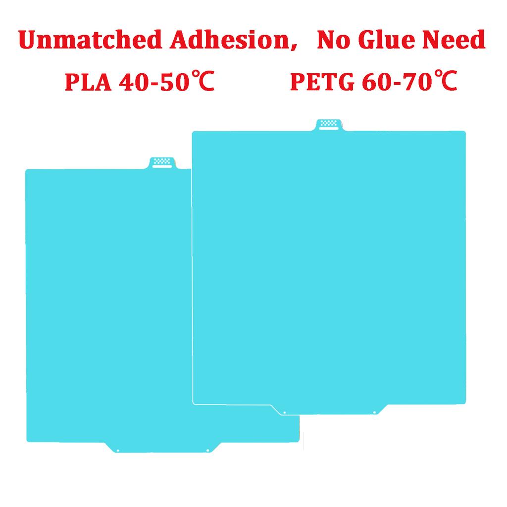Glacier Cold Build Plate For QIDI Q2 Q2 Combo 280*280mm Heat Bed High Viscosity Two Sided Printing 3D Printer Parts