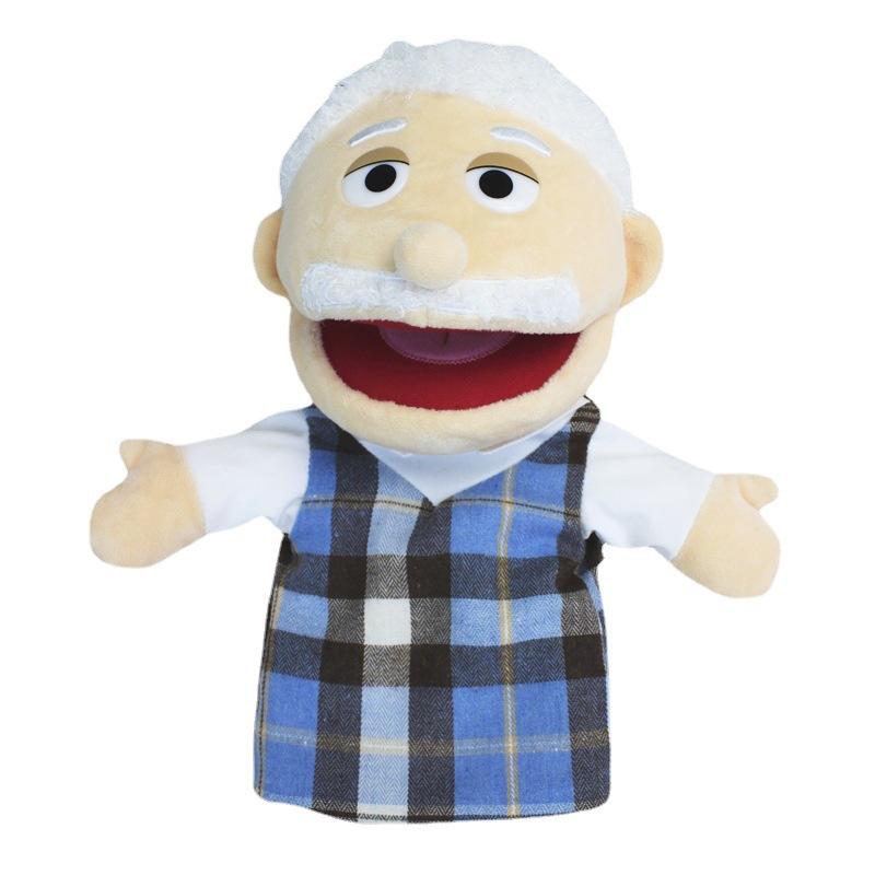 Movable Mouth Plush Hand Puppet for Kids' Performance